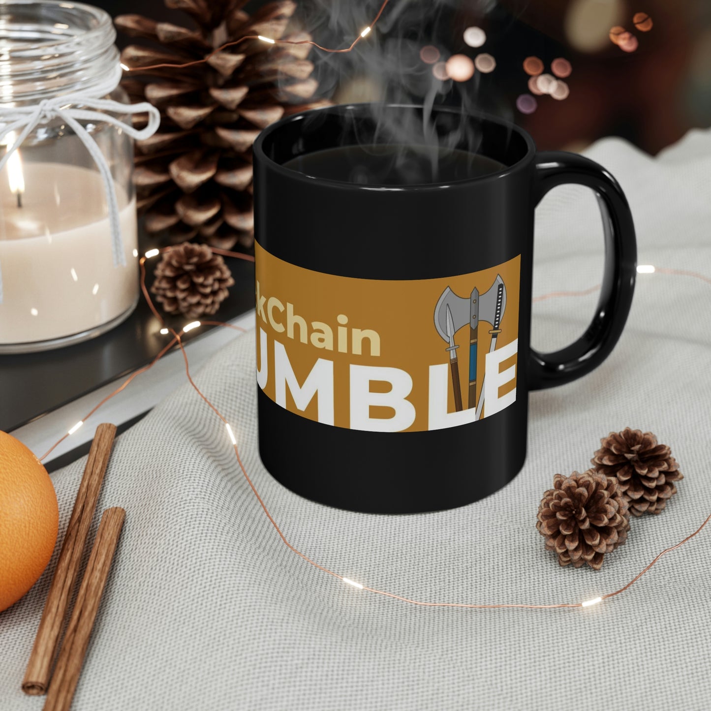 Rumble Nation Banner 11oz Black Mug