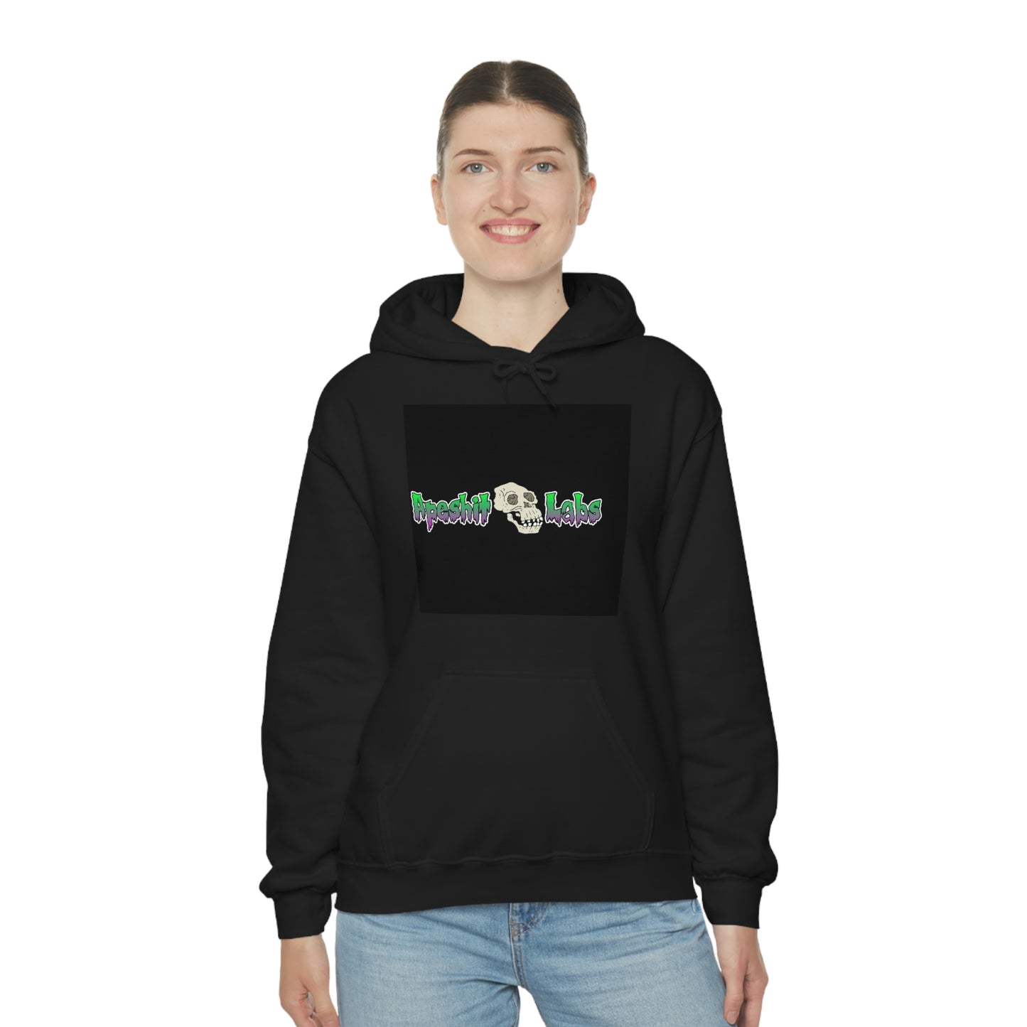 Apeshitlabs Black Unisex Heavy Blend™ Hooded Sweatshirt