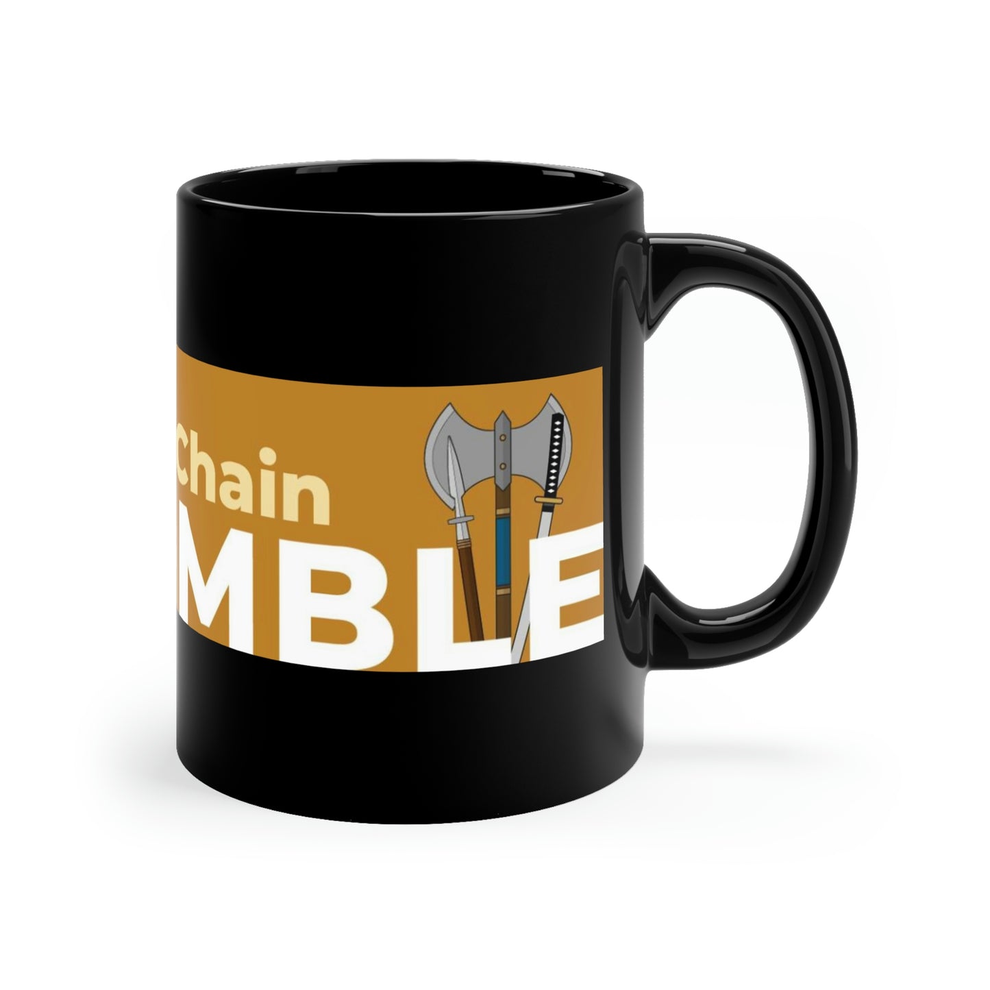 Rumble Nation Banner 11oz Black Mug