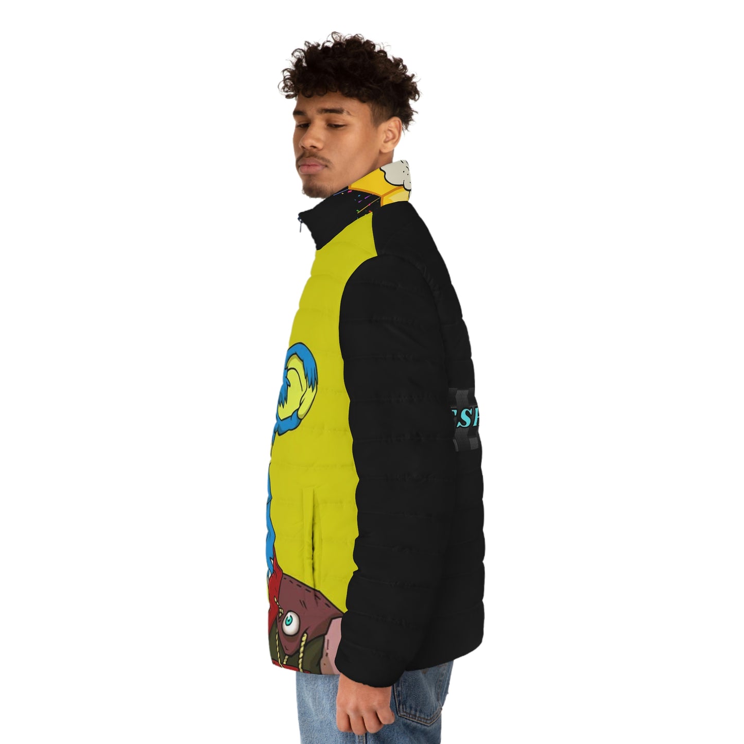 Apeshitlabs Mutant Custom Men's Puffer Jacket (AOP)