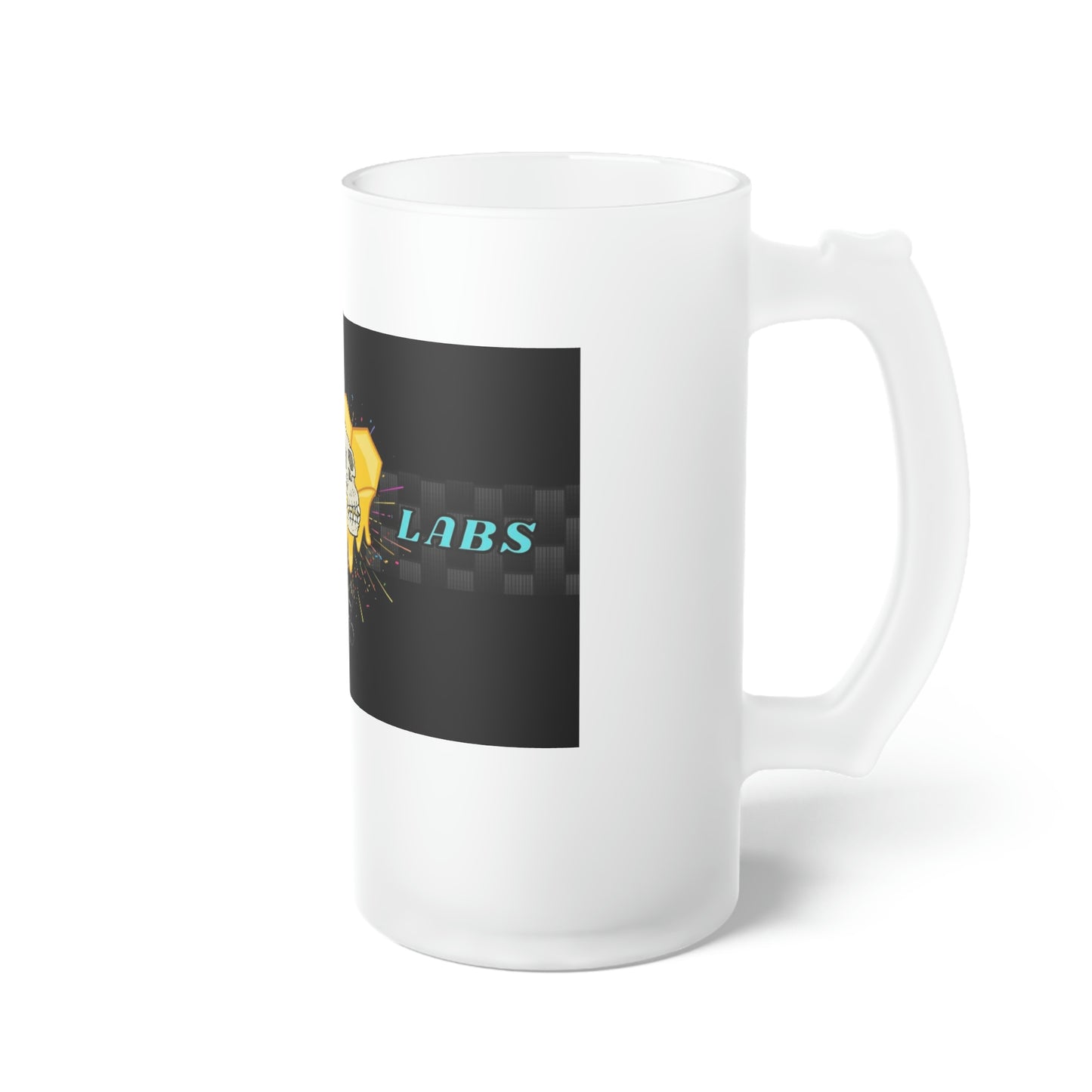 Apeshitlabs Frosted Glass Beer Mug