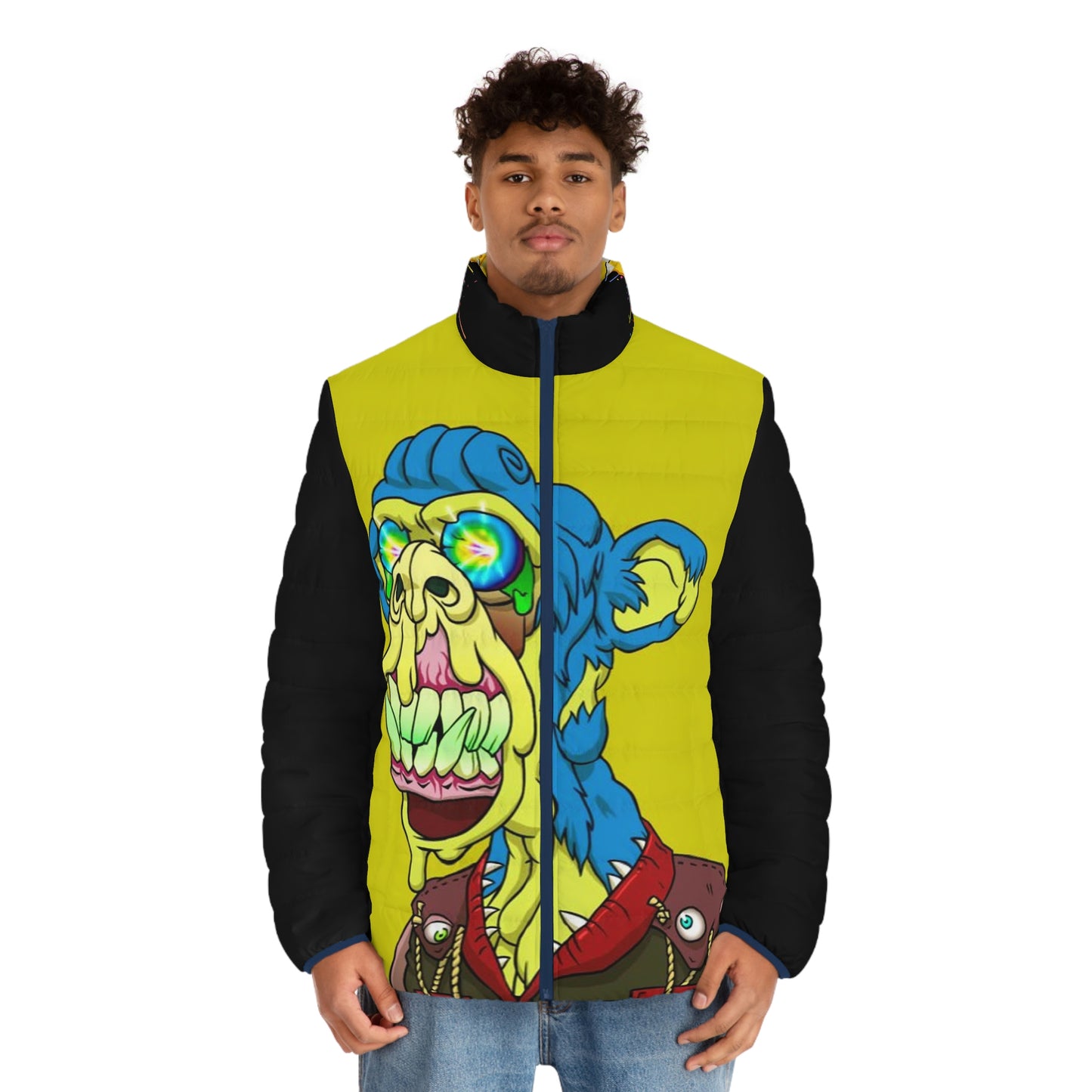 Apeshitlabs Mutant Custom Men's Puffer Jacket (AOP)